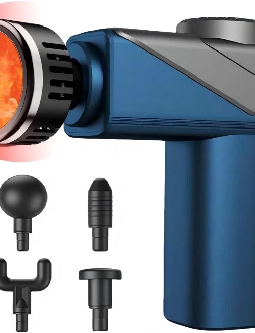 Massage Gun – Amazing Power! Handheld Muscle Gun with Heat, Powerful Full Body Electric Massager Tool for Men and Women